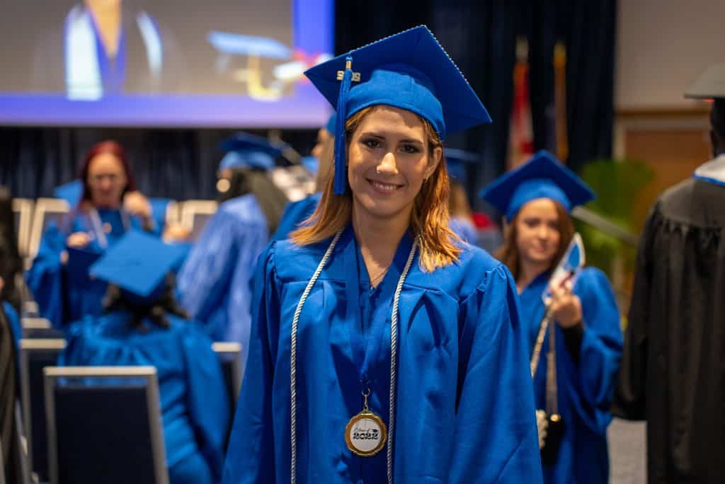 medical assistant graduate smiling at the camera