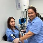 Miramar Medical assistant program students take blood pressure measurements