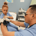 miramar medical assistant training program students taking blood pressure