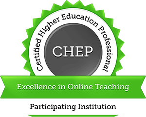 chep certified higher education professional excellence in online teaching