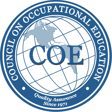 COE council on occupational education quality assurance since 1971 logo - FVI accredited nursing school florida