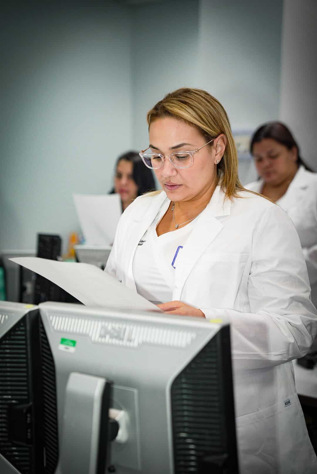 A south florida nursing student prepares for an exam