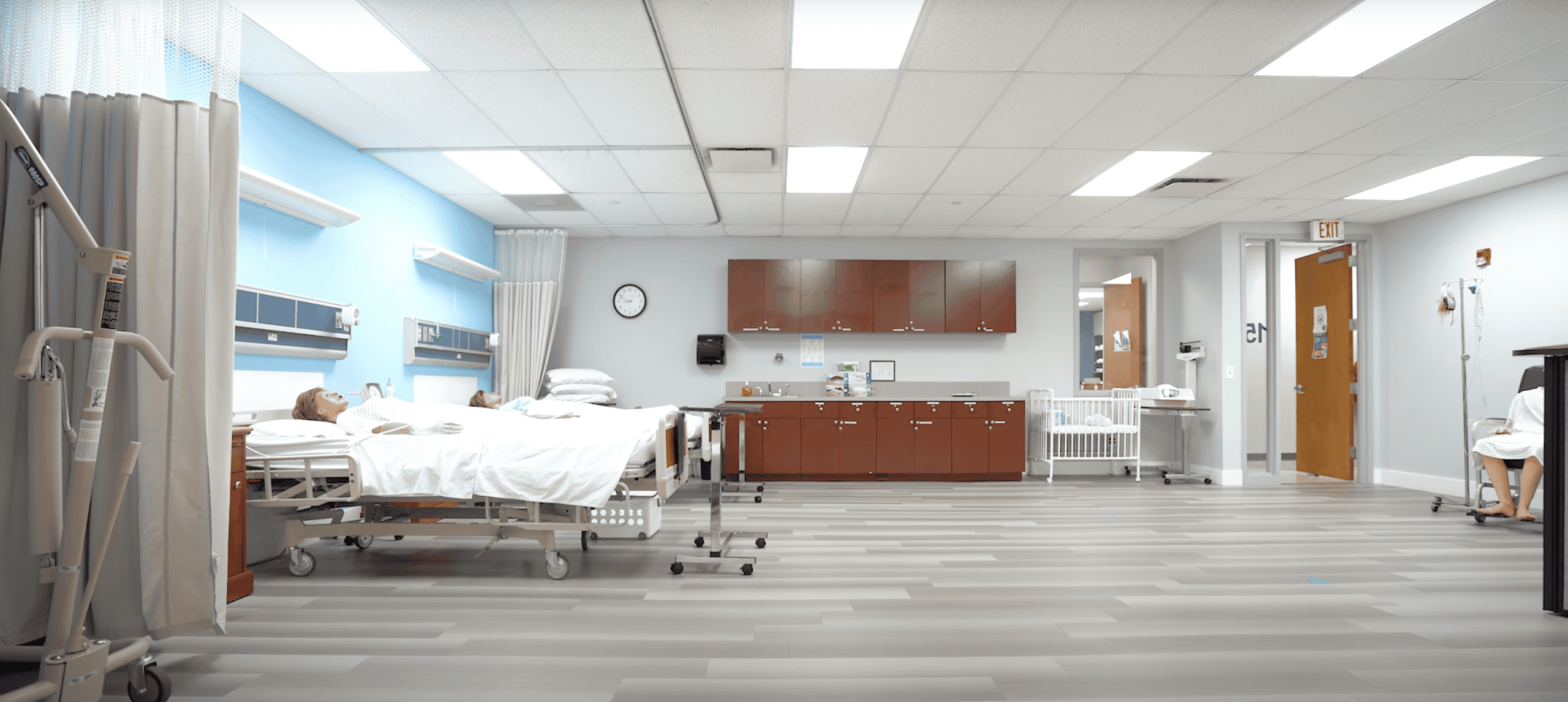 A look into the skills lab at FVI Miami campus Florida vocational institute school of nursing