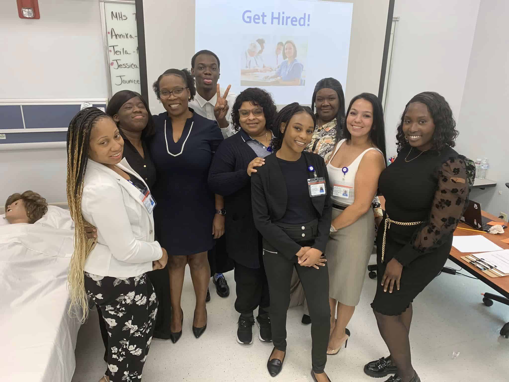 allied health students ready for interviews