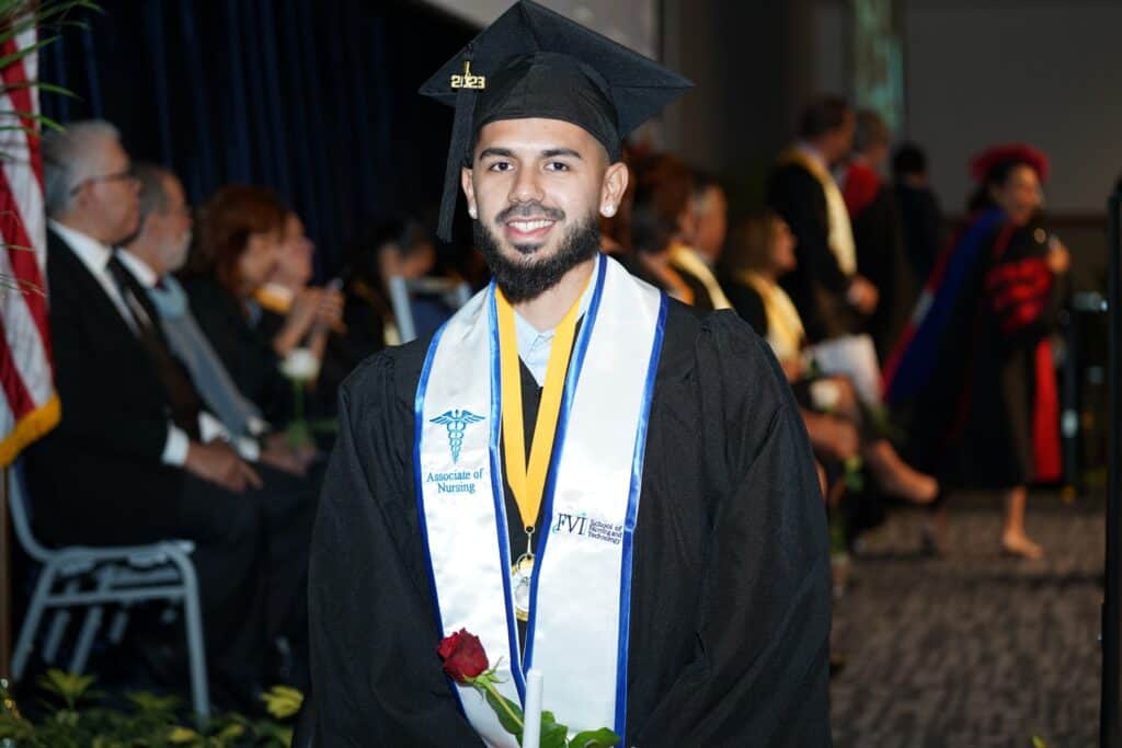 FVI south florida nursing school graduate student during graduation