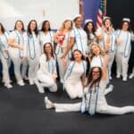 Miami nursing program students during their pinning ceremony