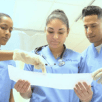 miami and miramar medical assistant school students looking at EKG