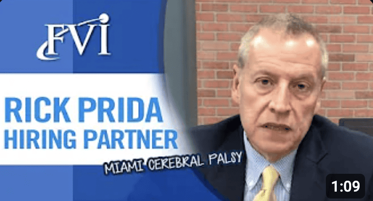 Rick Prida hiring partner - Miami cerebral palsy